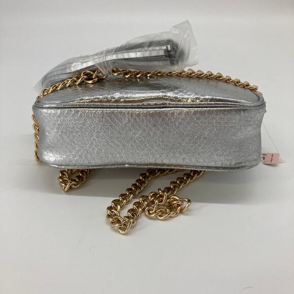 Victoria Secret silver python crossbody bag - Picture 5 of 6